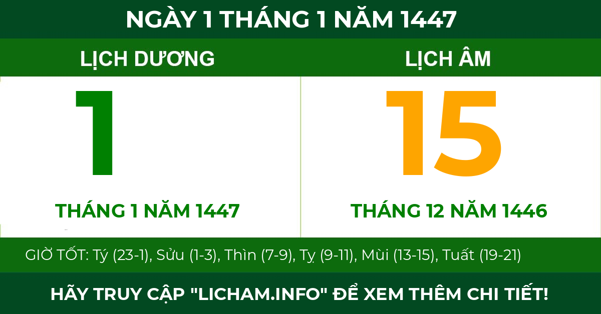 lịch âm ngày 1 tháng 1 năm 1447