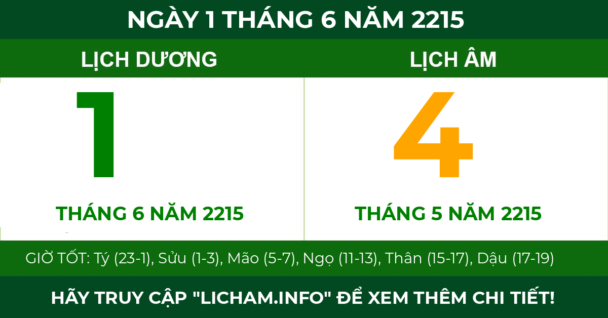 lịch âm ngày 1 tháng 6 năm 2215