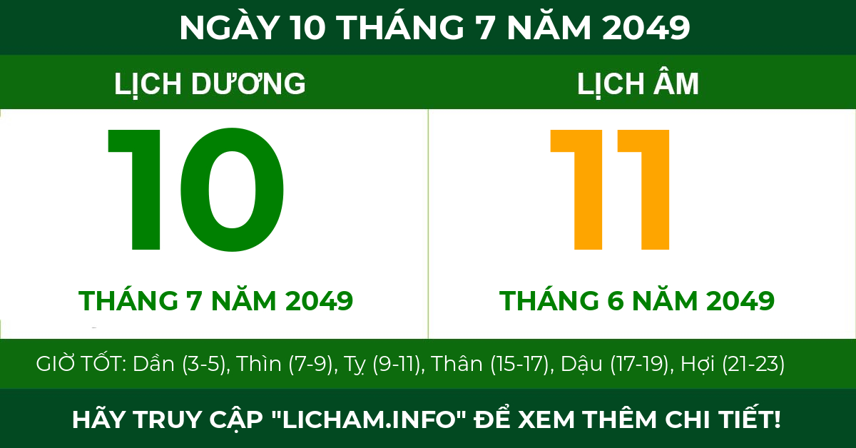 lịch âm ngày 10 tháng 7 năm 2049