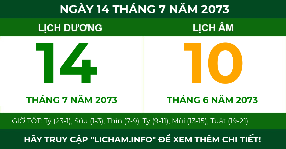 lịch âm ngày 14 tháng 7 năm 2073