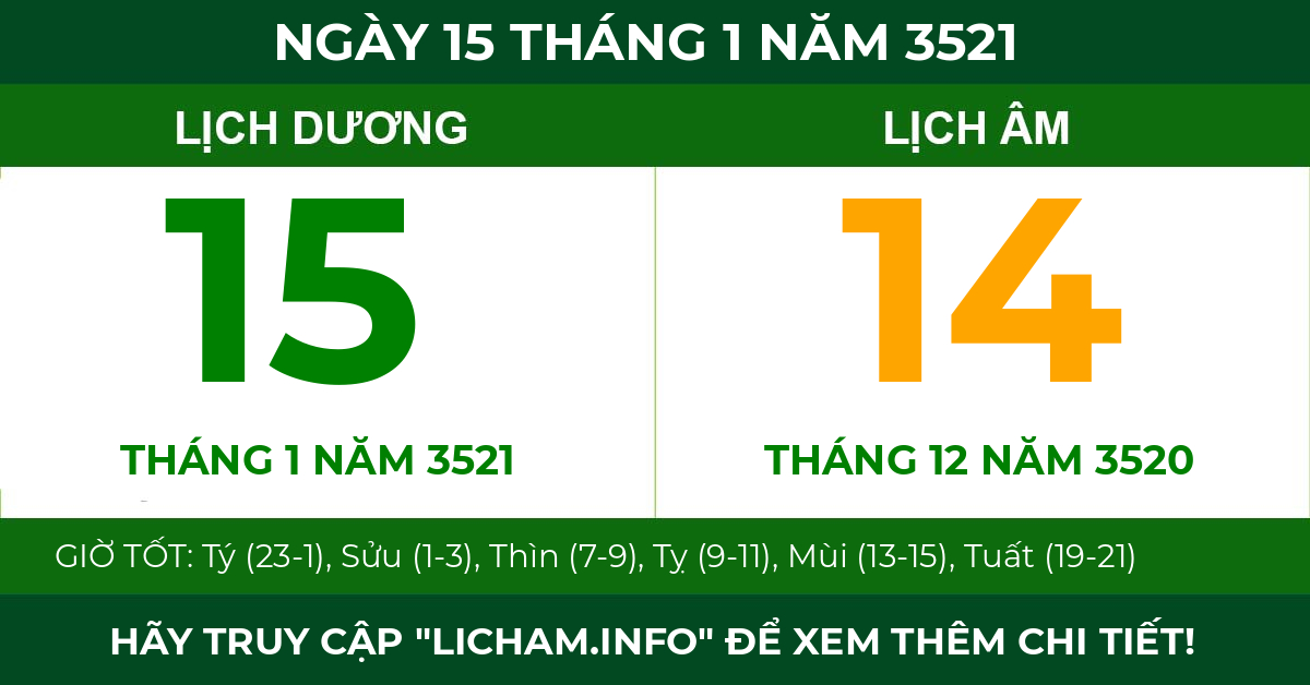 lịch âm ngày 15 tháng 1 năm 3521