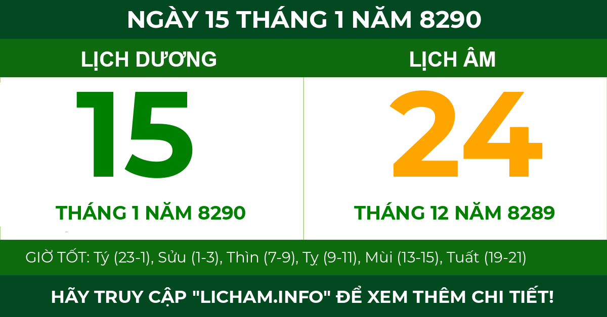 lịch âm ngày 15 tháng 1 năm 8290