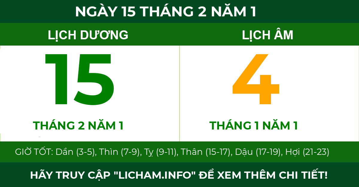 lịch âm ngày 15 tháng 2 năm 1
