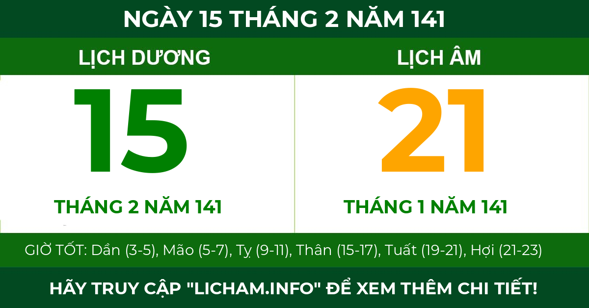 lịch âm ngày 15 tháng 2 năm 141