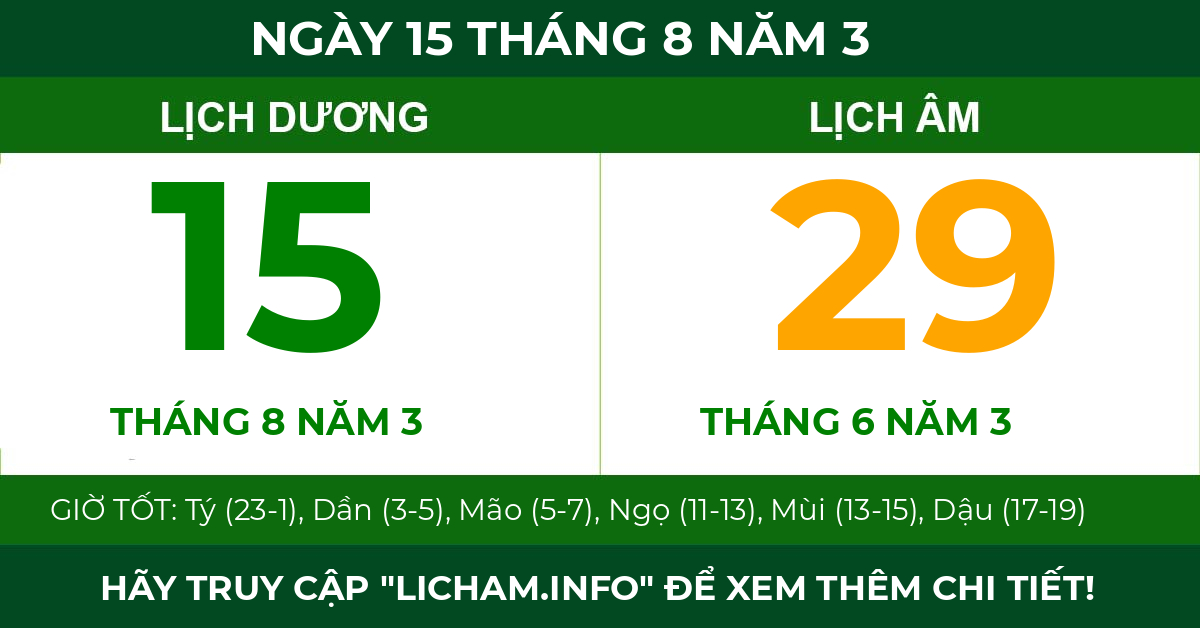 lịch âm ngày 15 tháng 8 năm 3