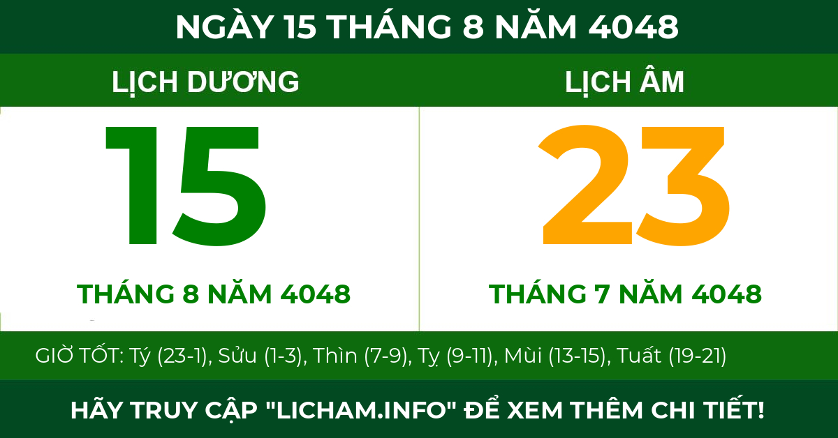 lịch âm ngày 15 tháng 8 năm 4048