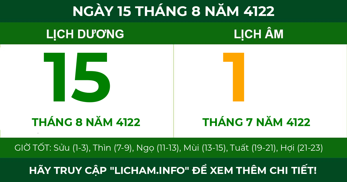 lịch âm ngày 15 tháng 8 năm 4122