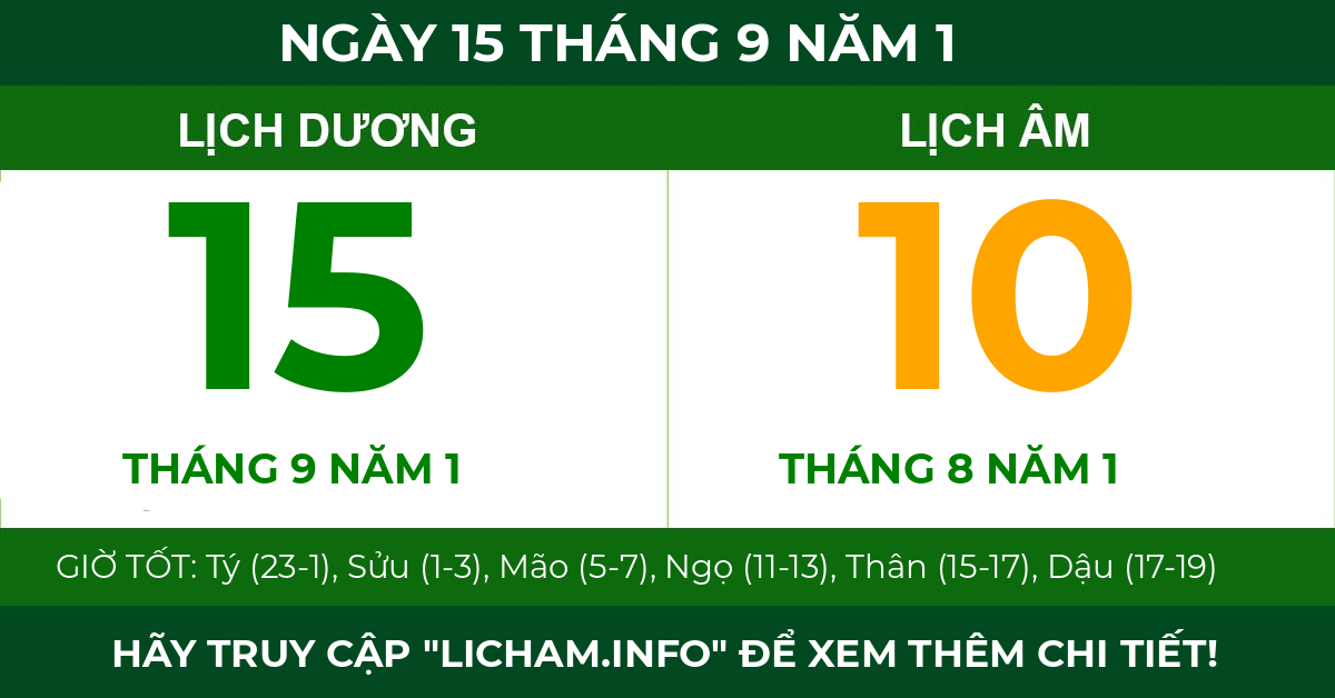 lịch âm ngày 15 tháng 9 năm 1