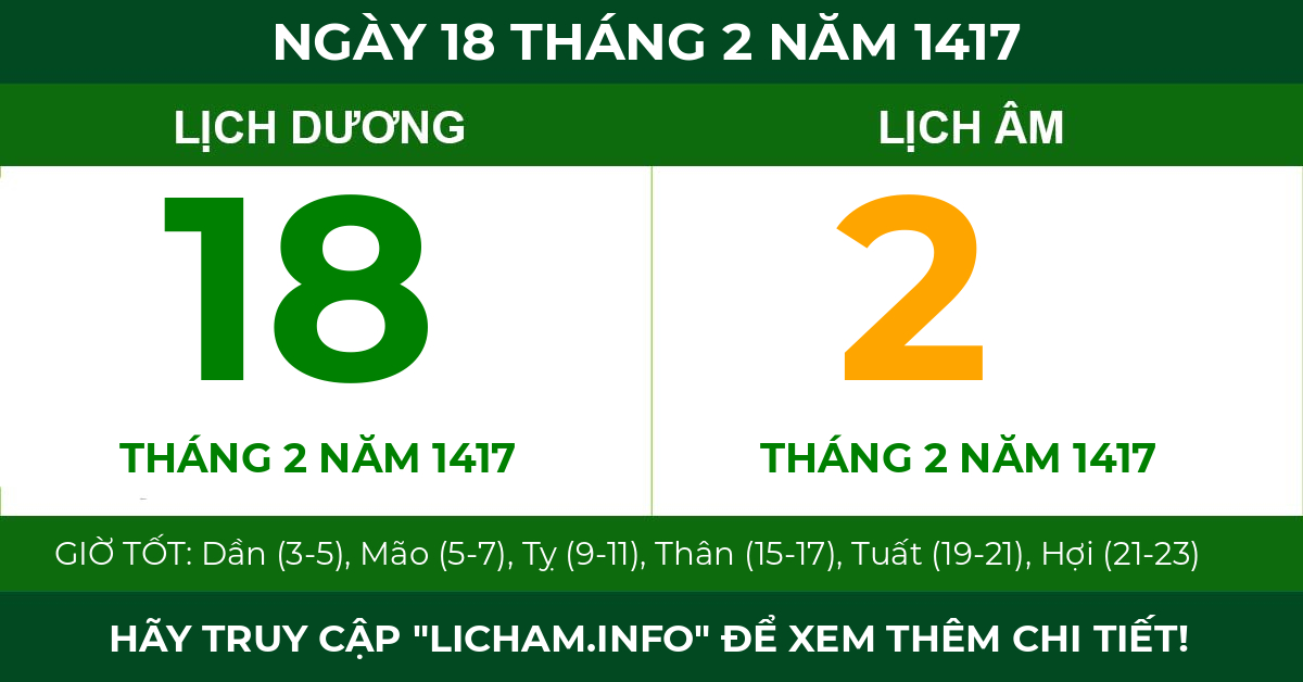 lịch âm ngày 18 tháng 2 năm 1417