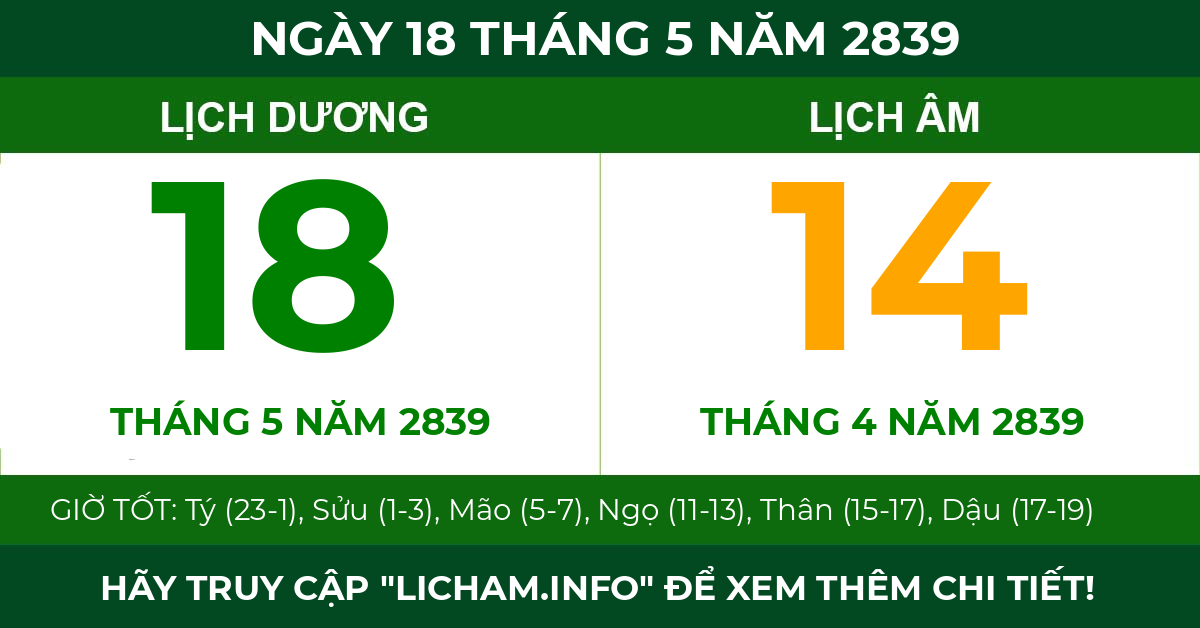 lịch âm ngày 18 tháng 5 năm 2839