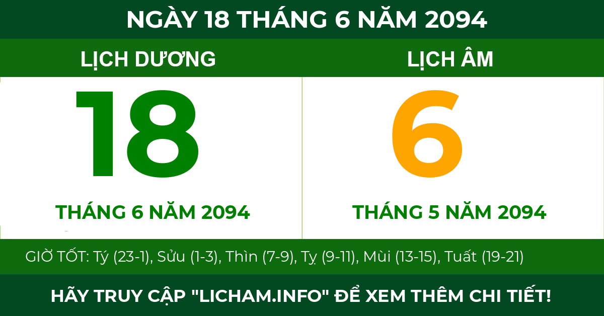 lịch âm ngày 18 tháng 6 năm 2094