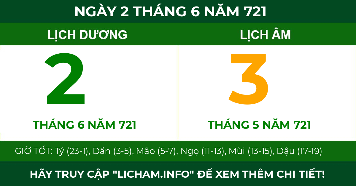lịch âm ngày 2 tháng 6 năm 721