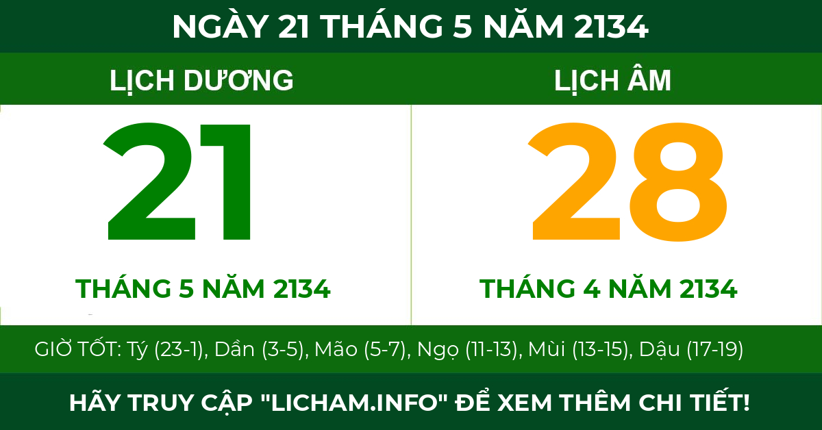lịch âm ngày 21 tháng 5 năm 2134