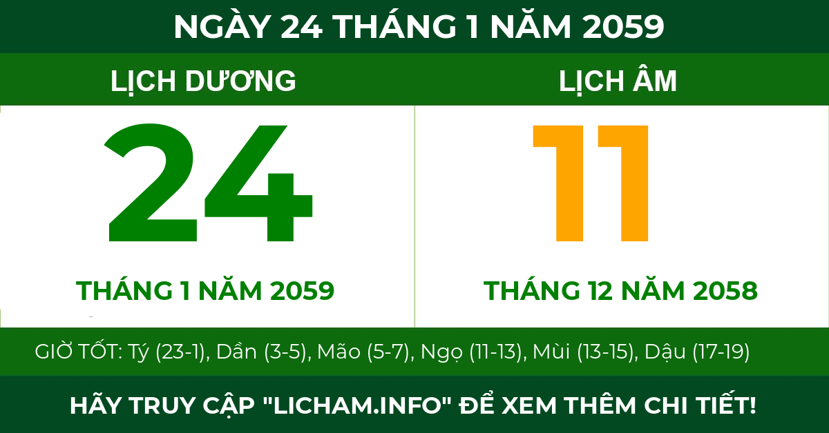 lịch âm ngày 24 tháng 1 năm 2059
