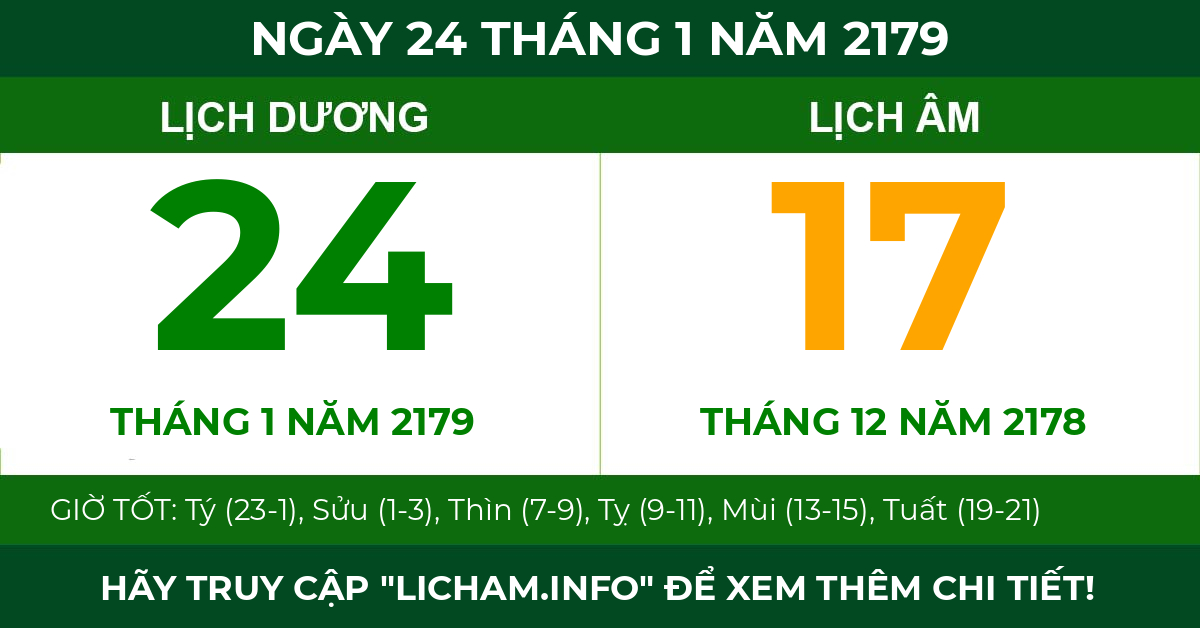 lịch âm ngày 24 tháng 1 năm 2179