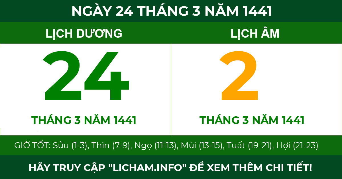 lịch âm ngày 24 tháng 3 năm 1441