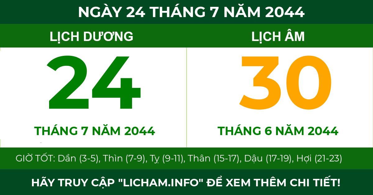 lịch âm ngày 24 tháng 7 năm 2044