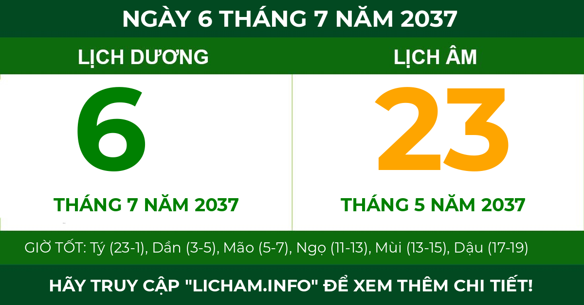 lịch âm ngày 6 tháng 7 năm 2037