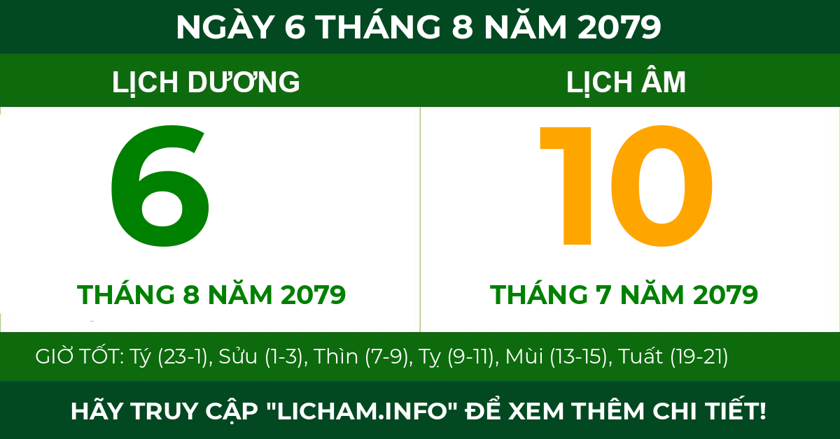 lịch âm ngày 6 tháng 8 năm 2079