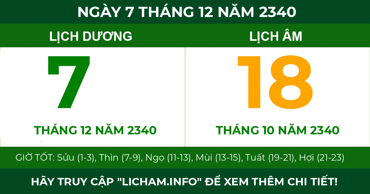 lịch âm ngày 7 tháng 12 năm 2340
