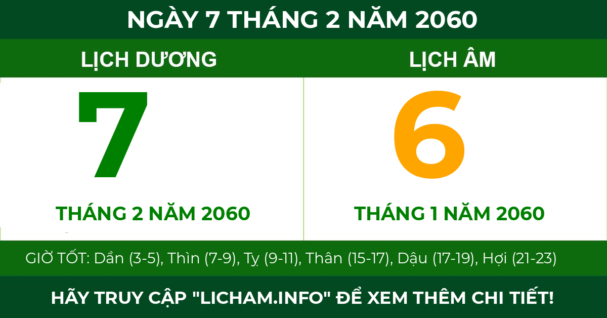 lịch âm ngày 7 tháng 2 năm 2060