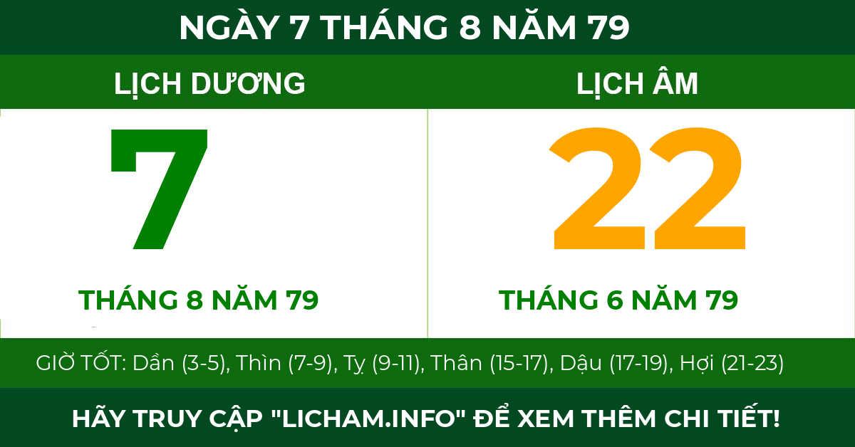 lịch âm ngày 7 tháng 8 năm 79