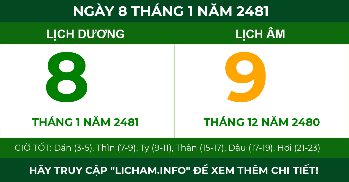 lịch âm ngày 8 tháng 1 năm 2481