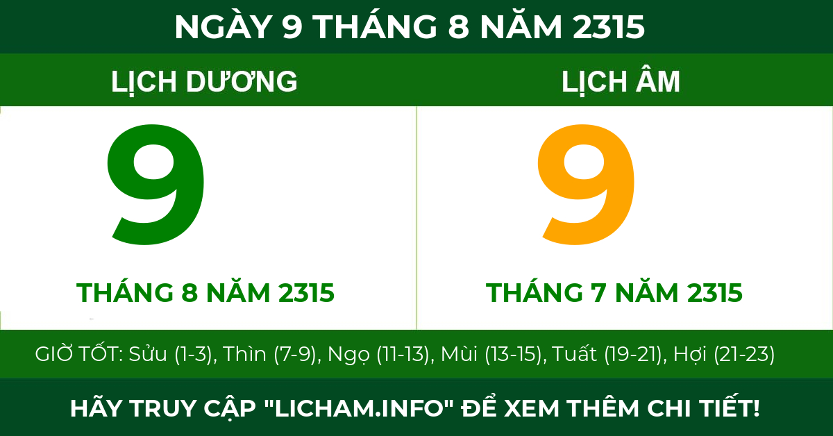 lịch âm ngày 9 tháng 8 năm 2315